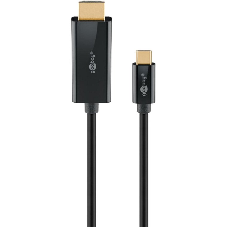 goobay USB Adapterkabel Negro