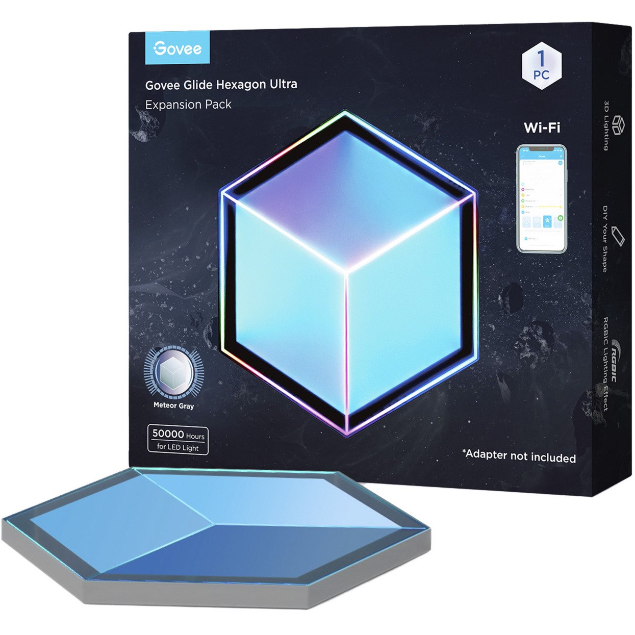 Govee Glide Hexagon Light Panels Ultra Expansion Pack Gris