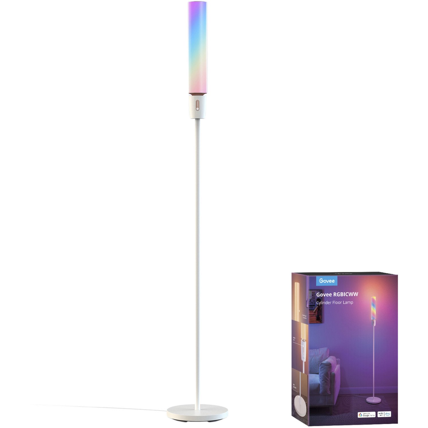 Govee RGBICWW Cylinder Floor Lamp