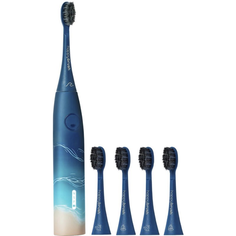 happybrush ECO VIBE 3 Starterkit Ocean + 4 Refills Azul