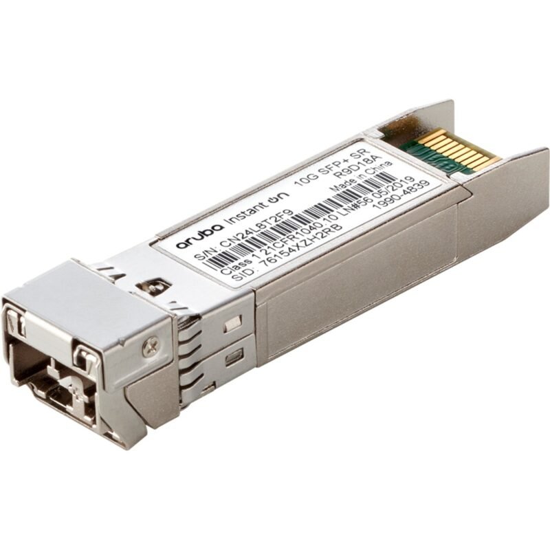 Hewlett Packard Enterprise Aruba Networking Instant On 10 G SFP+ LC SR OM3 MMF