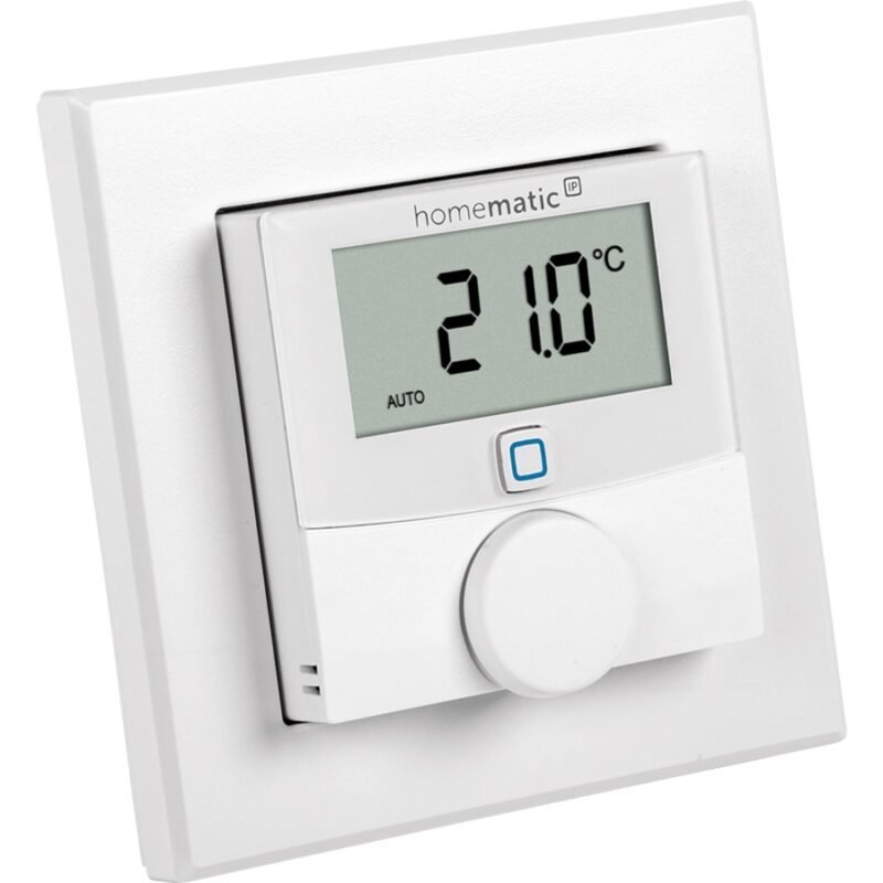 Homematic IP Smart Home Wandthermostat con Luftfeuchtesensor (HMIP-WTH-2)