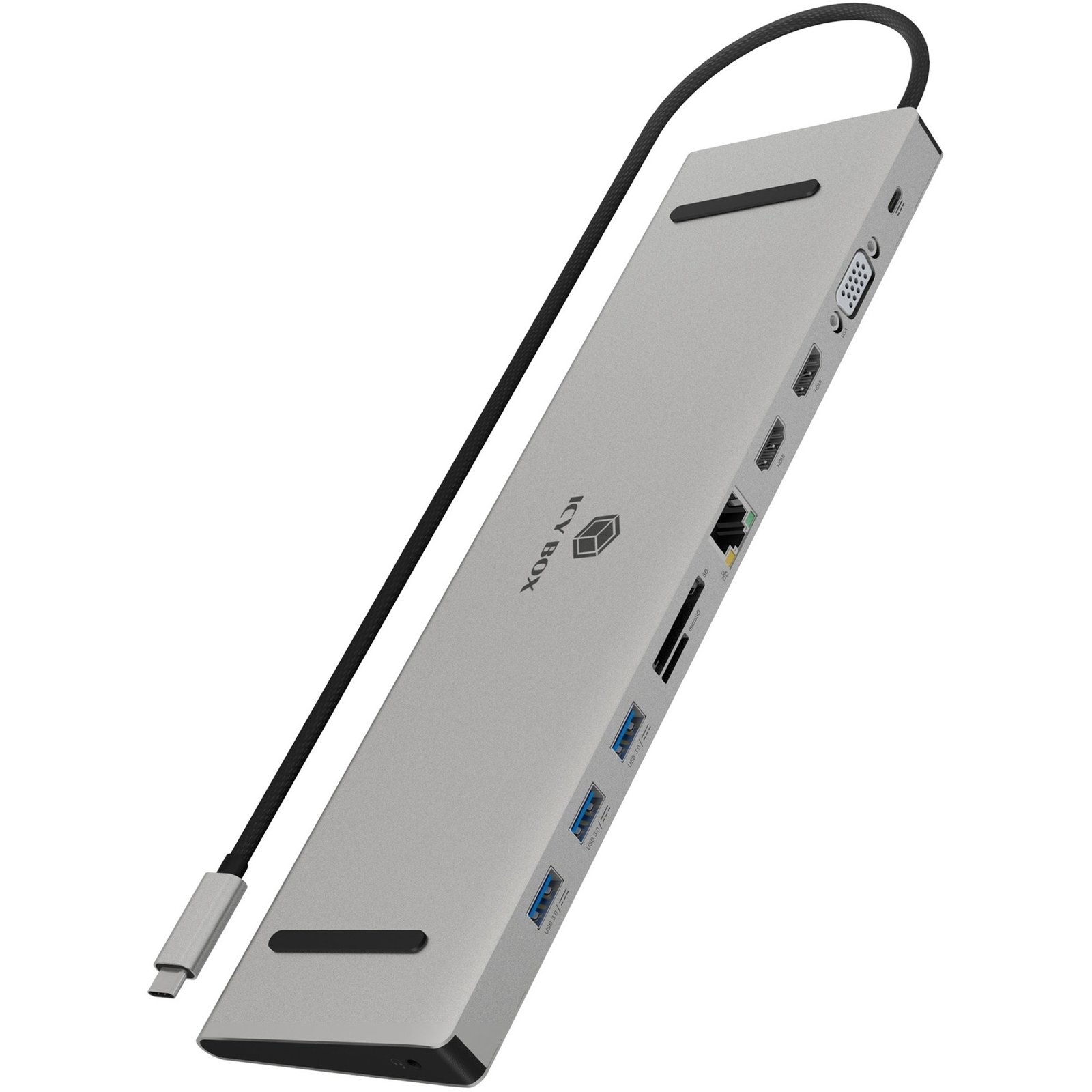 ICY BOX IB-DK2106a-CPD Plata