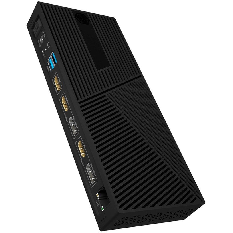 ICY BOX IB-DK2246AC Negro