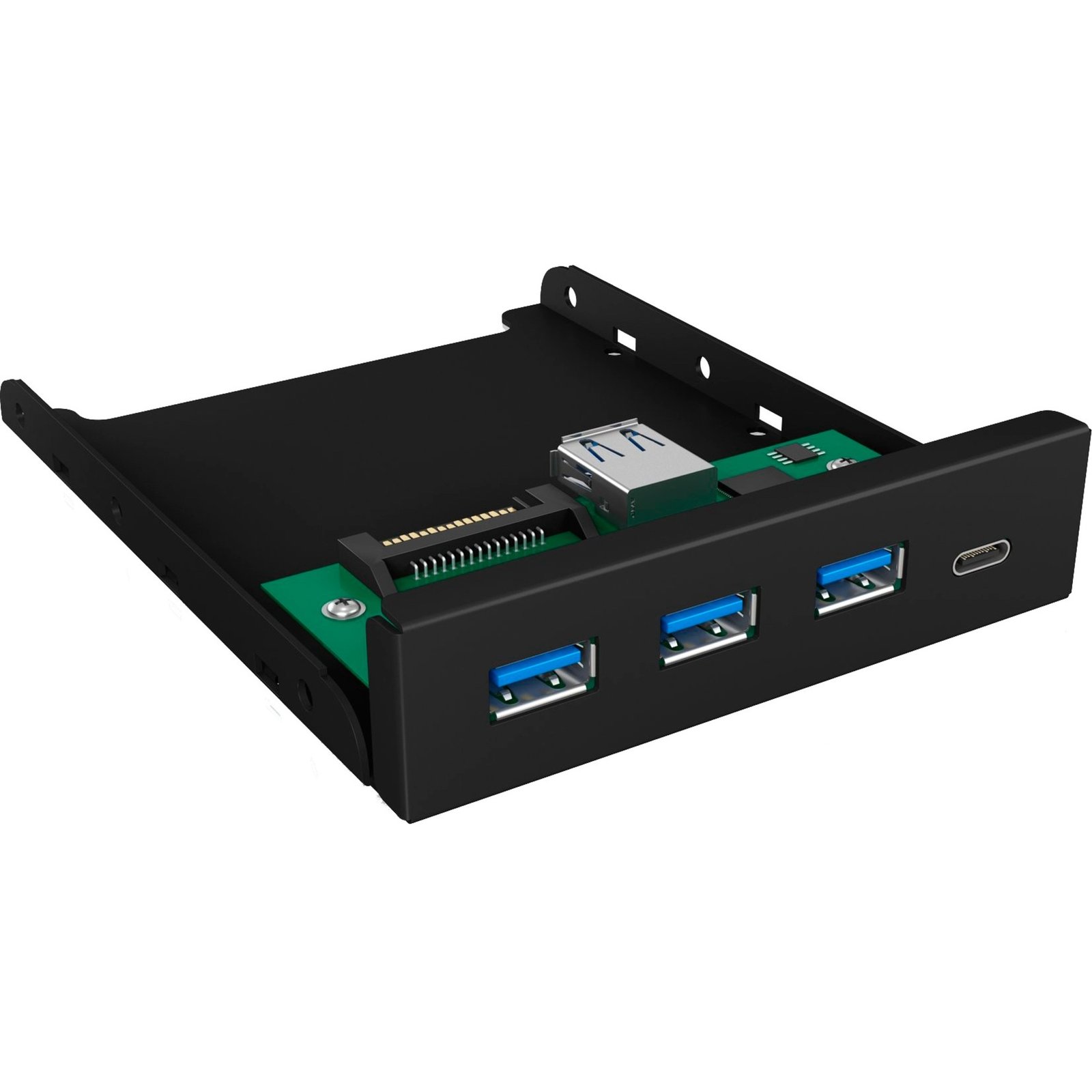 ICY BOX IB-HUB1418-i3 Negro