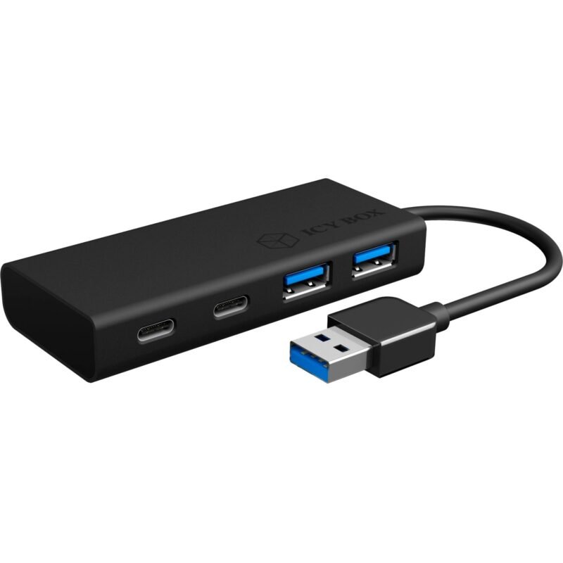 ICY BOX IB-HUB1426-U3 Negro