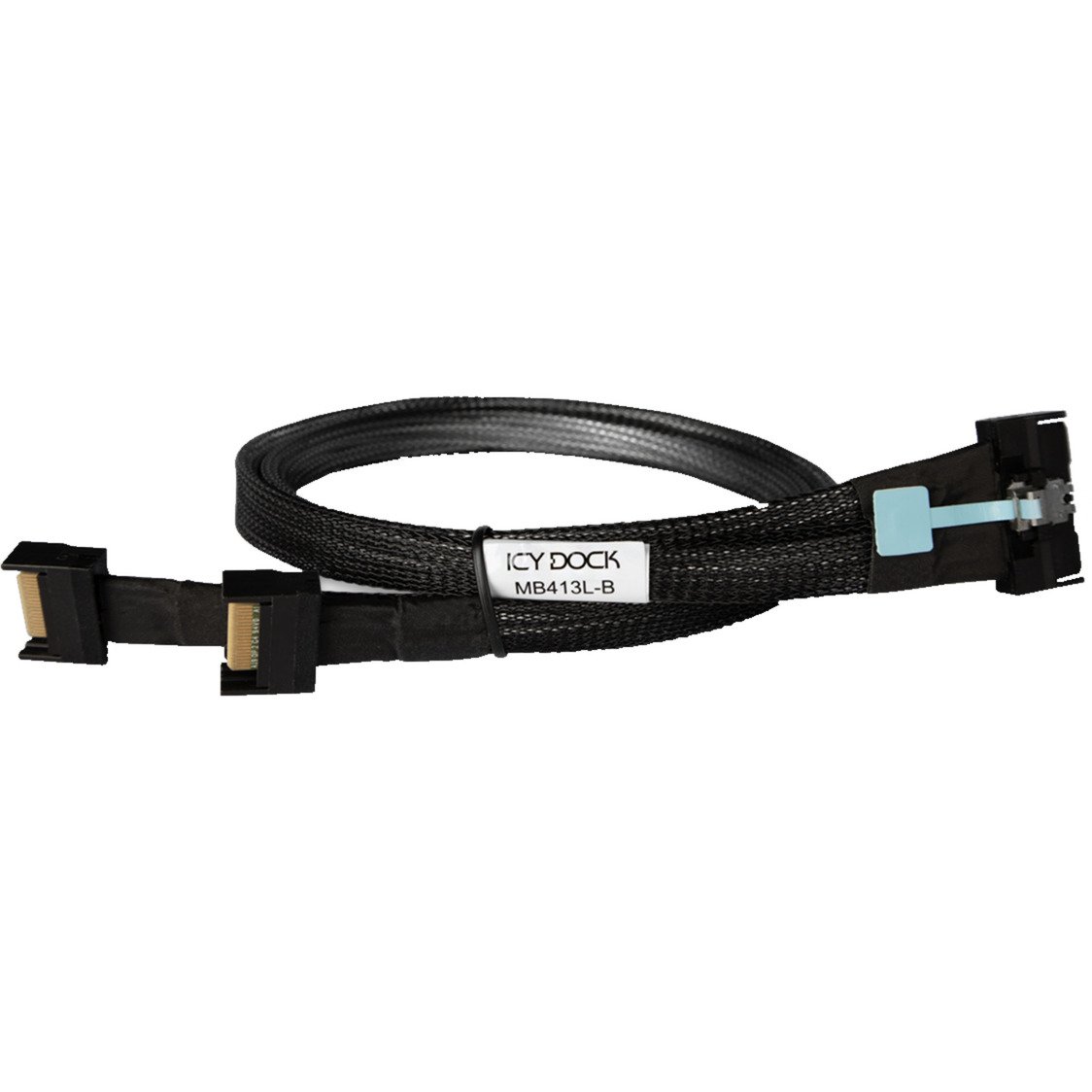 Icy Dock Kabel MCIO x8 SFF-TA-1016 > 2x MCIO x4 SFF-TA-1016 Negro