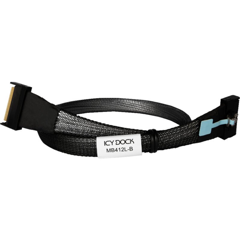 Icy Dock Kabel MCIO x8 SFF-TA-1016 > MCIO x8 SFF-TA-1016 Negro