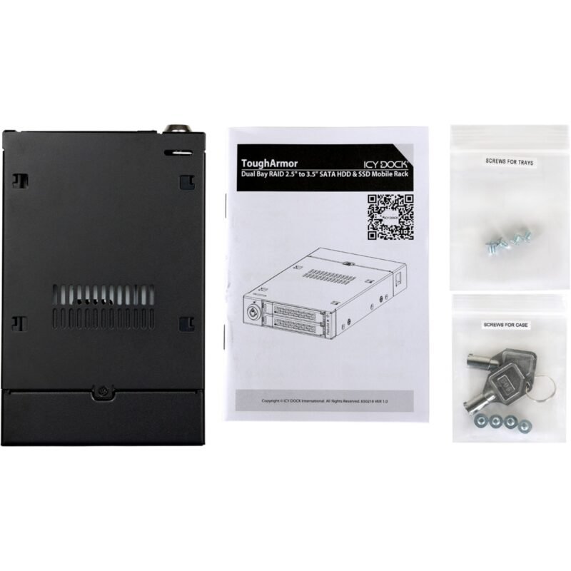 Icy Dock ToughArmor MB992SKR-B Negro