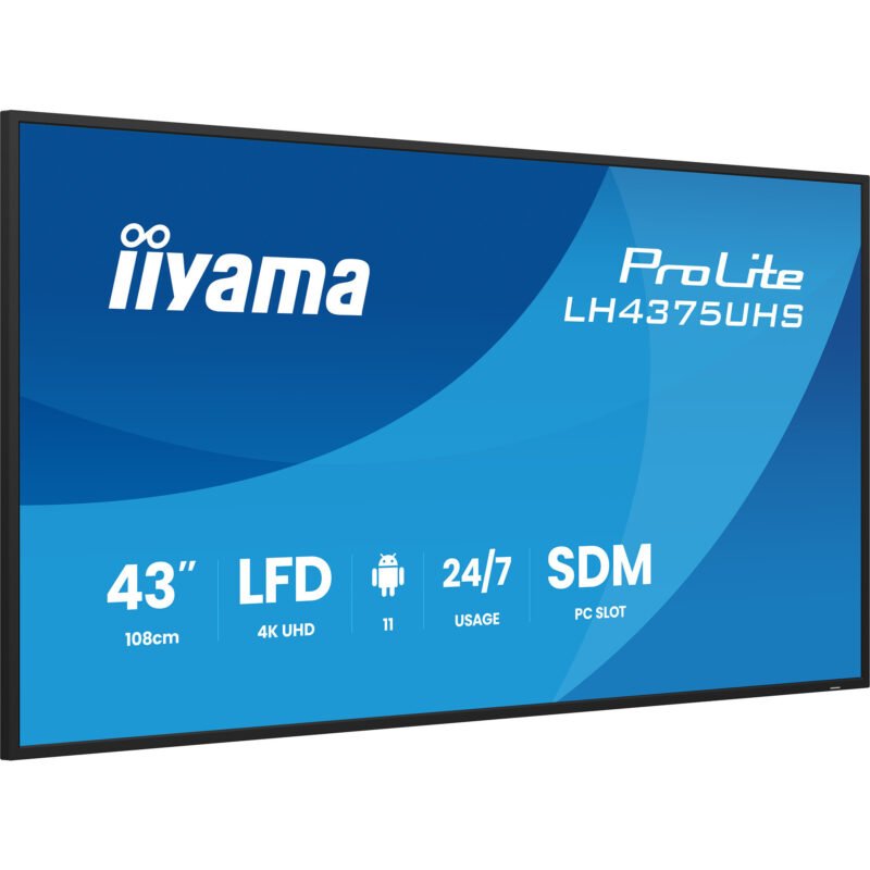 iiyama ProLite LH4375UHS-B2AG Negro