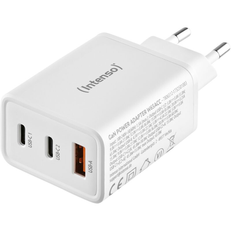 Intenso Power Adapter W65ACC GaN