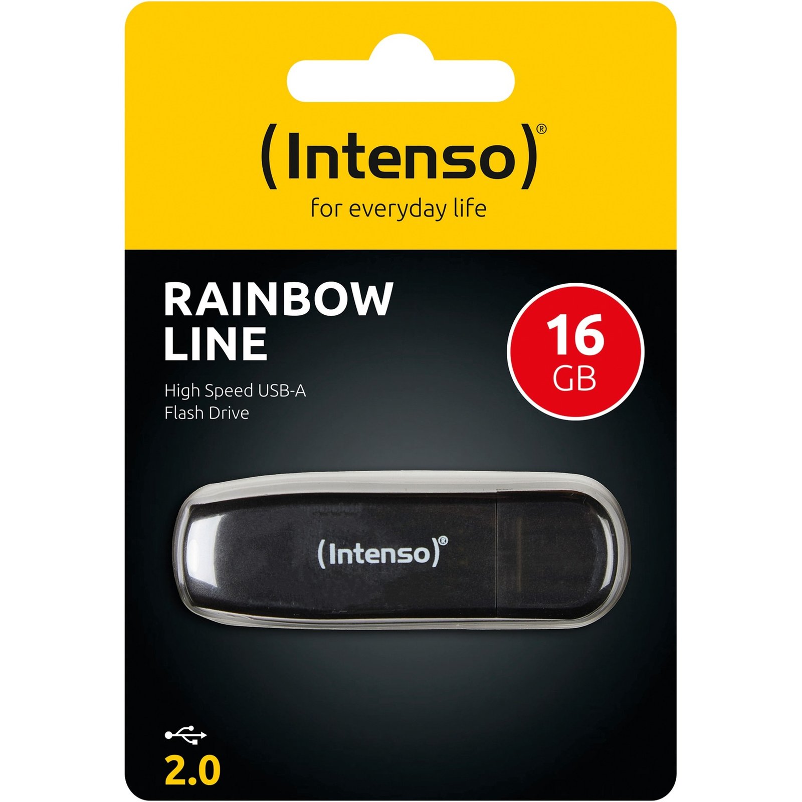 Intenso Rainbow Line Negro