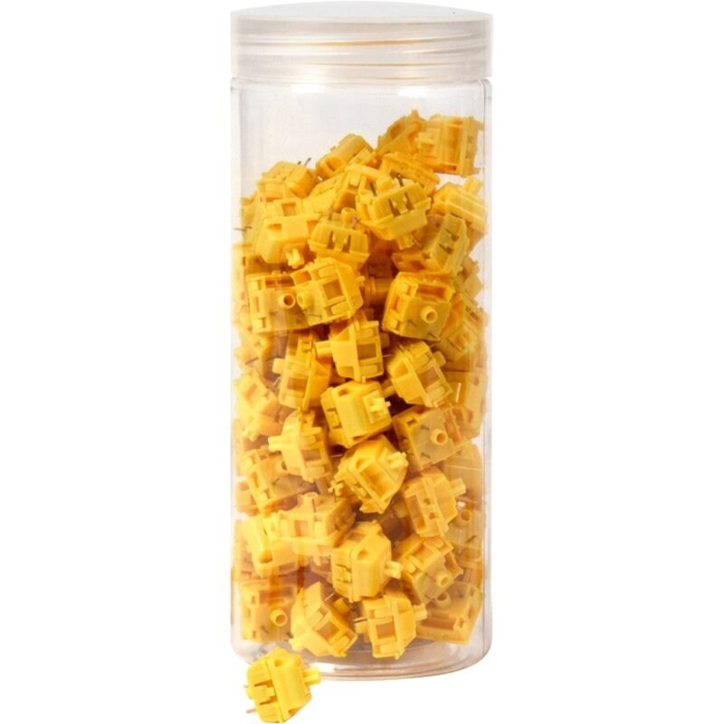 Keychron Gateron Cap V2 Golden-Yellow Switch-Set Amarillo