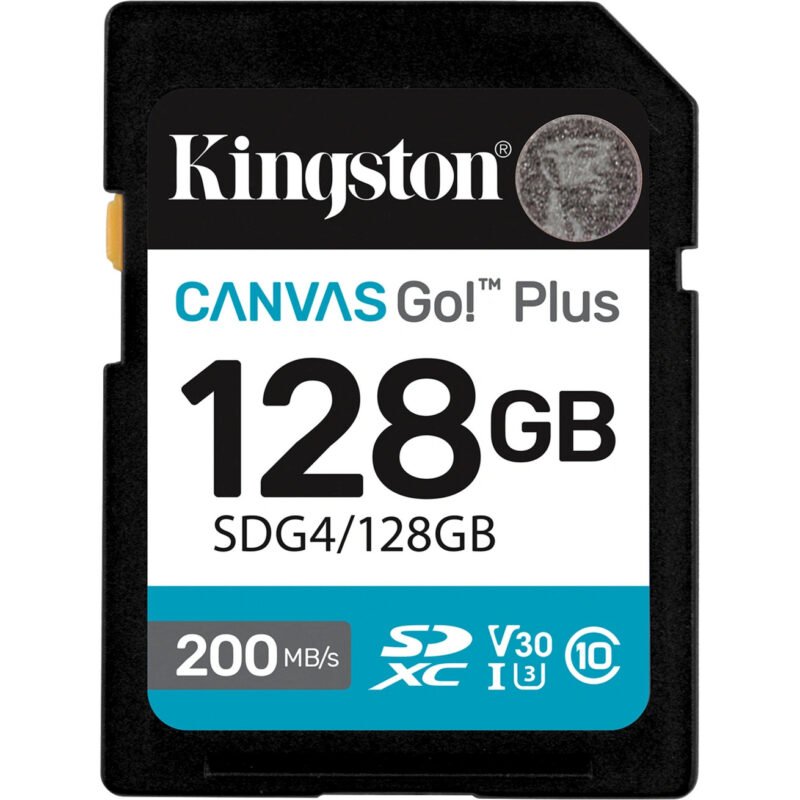 Kingston Canvas Go! Plus SDXC Negro