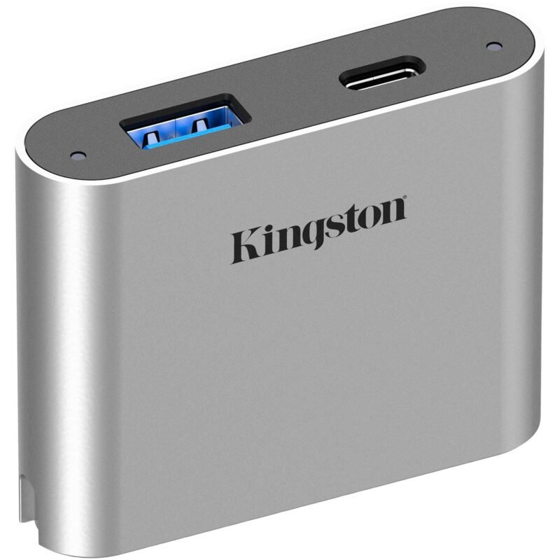 Kingston Workflow USB miniHub Plata