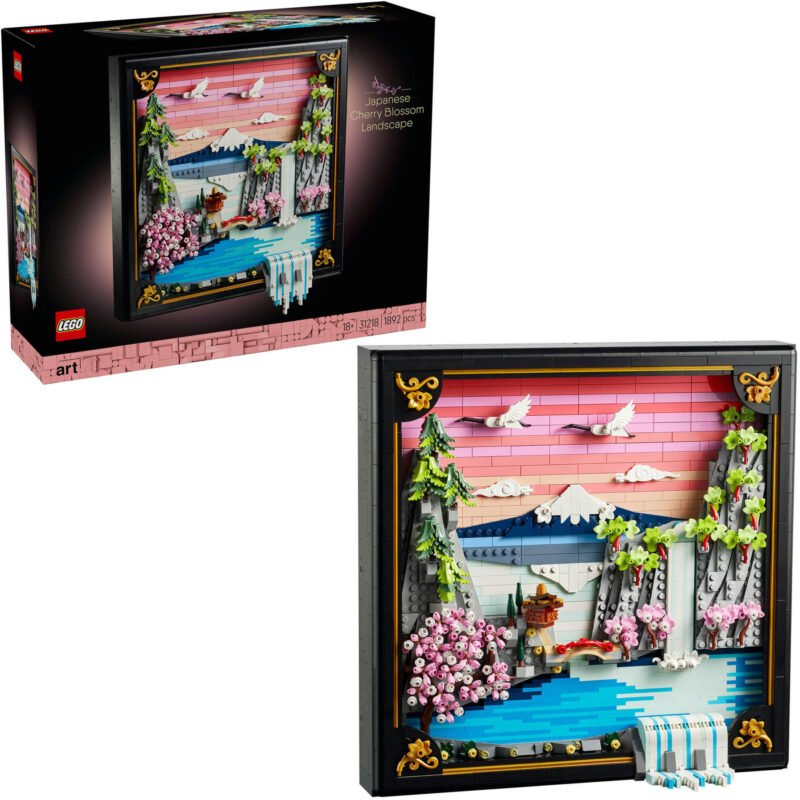 LEGO 31218 Art Japanische Kirschblütenlandschaft