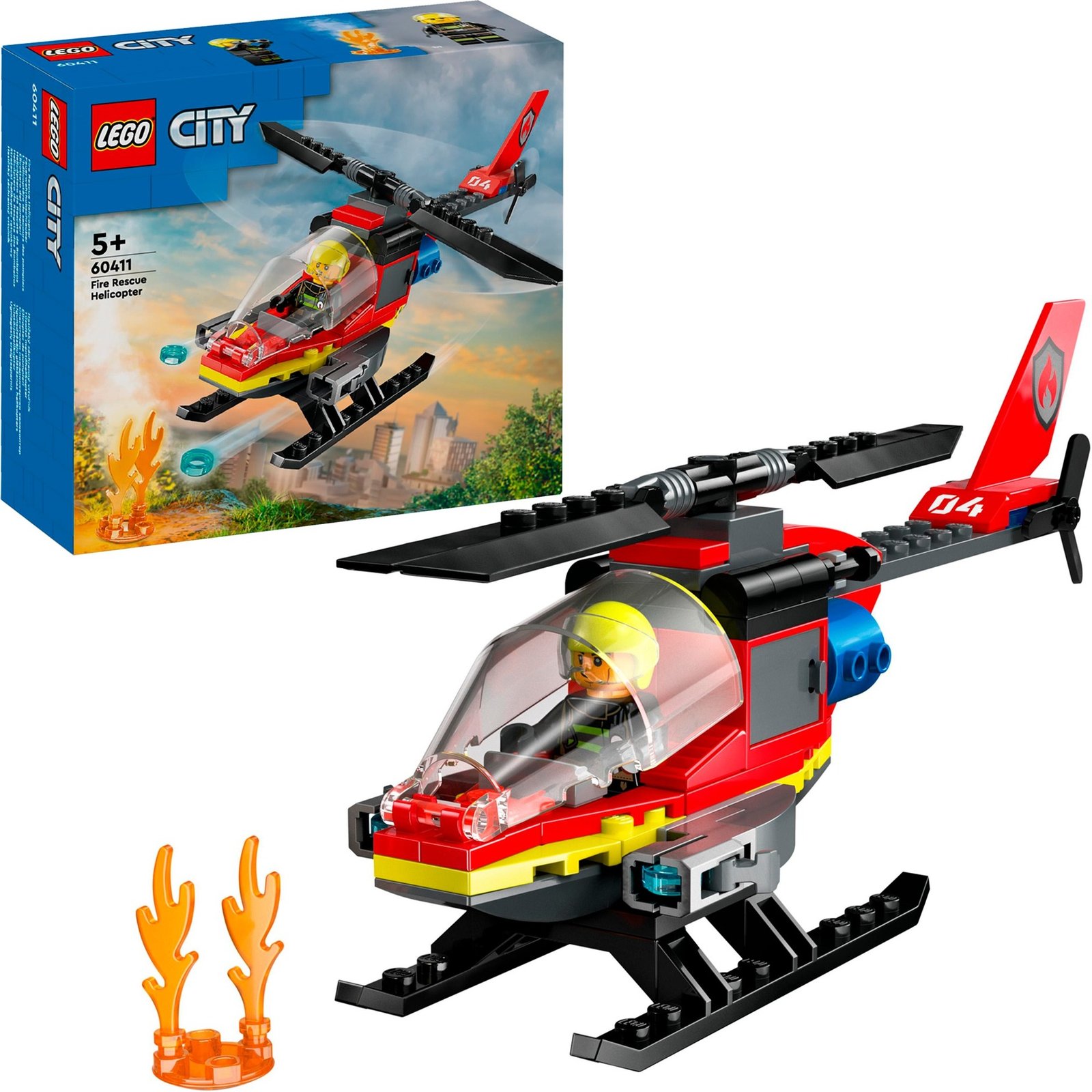 LEGO 60411 City Feuerwehrhubschrauber