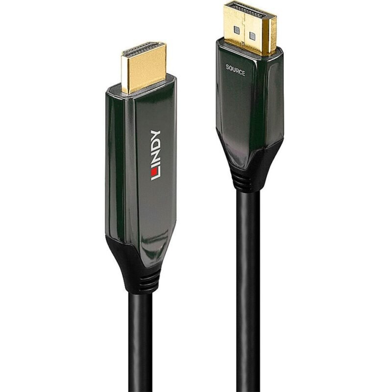 Lindy Aktives Adapterkabel DisplayPort > HDMI 8K60 Negro