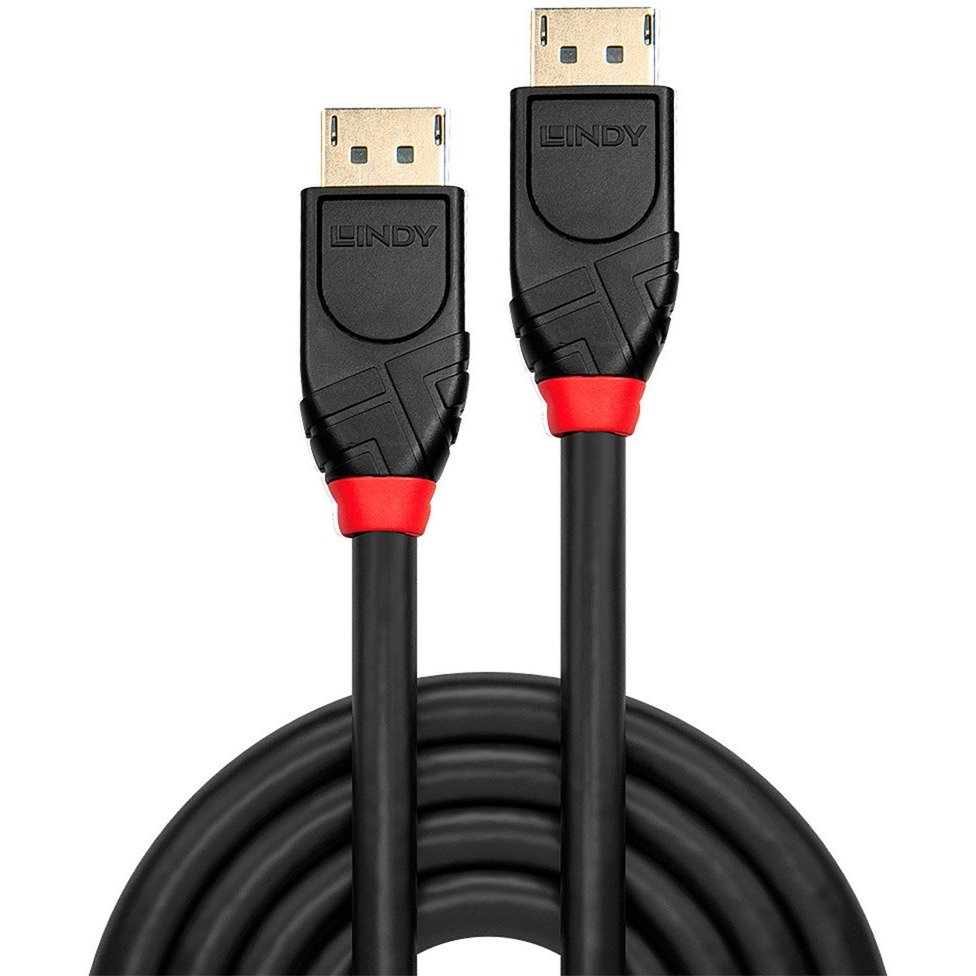Lindy Aktives DisplayPort 1.2 Kabel Negro