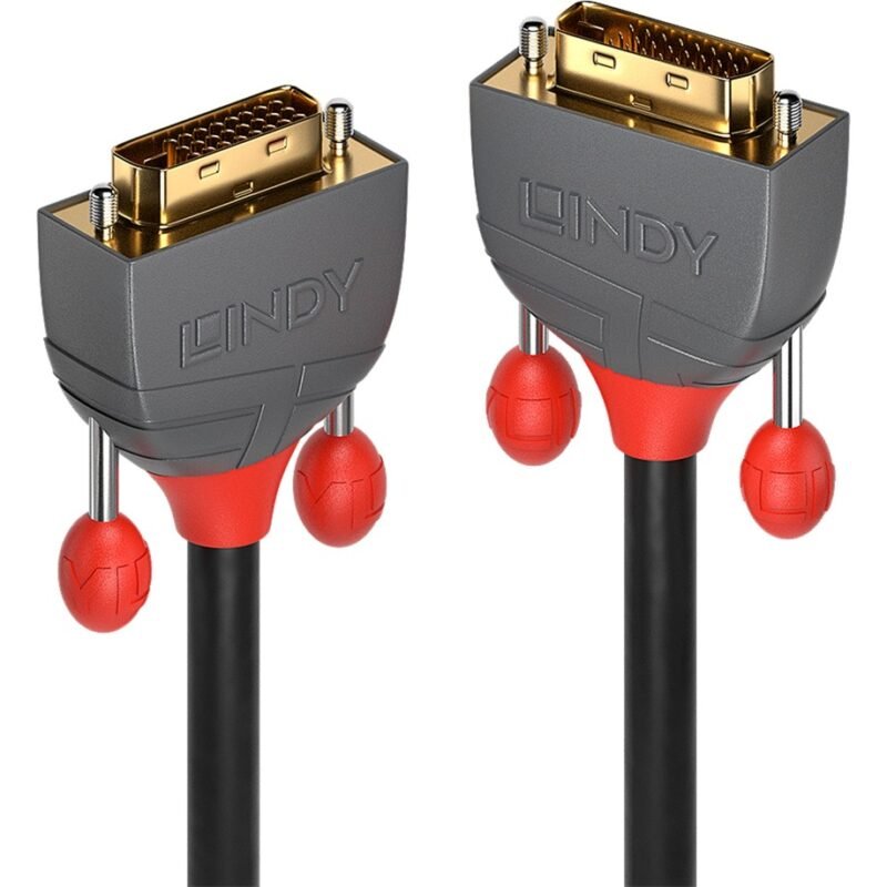 Lindy DVI-D Dual-Link Kabel Negro