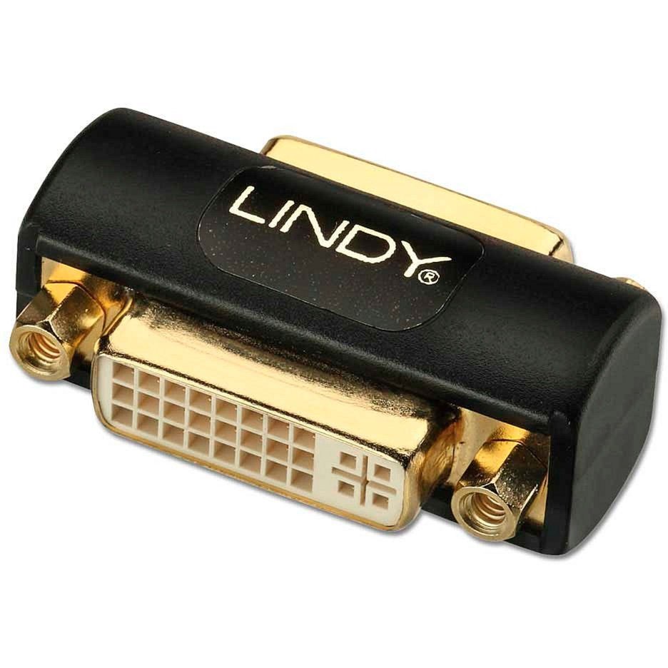 Lindy DVI-I Doppelkupplung Premium Negro