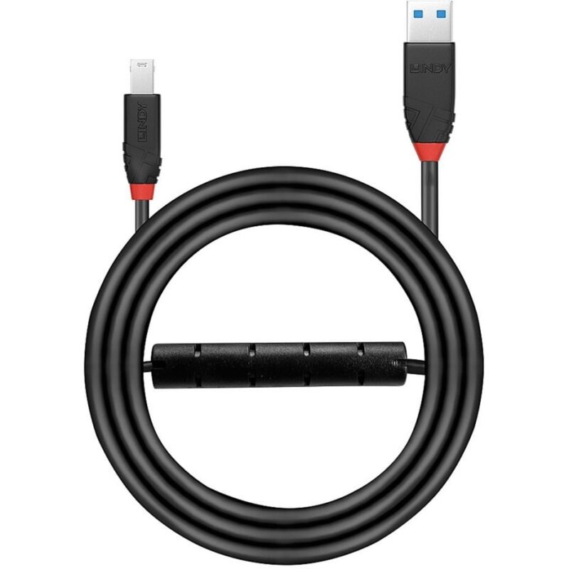 Lindy USB 3.2 Gen 1 Aktivkabel Slim Negro