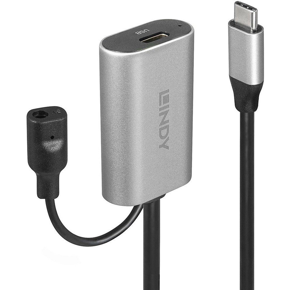 Lindy USB 3.2 Gen 1 Aktivverlängerungskabel Negro
