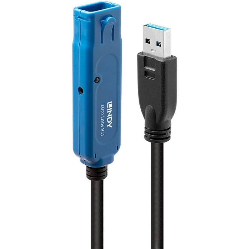 Lindy USB 3.2 Gen 1 Aktivverlängerungskabel Pro Negro