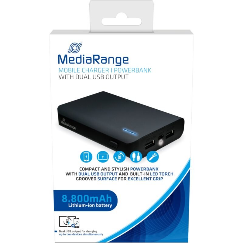 MediaRange Powerbank MR752 Negro