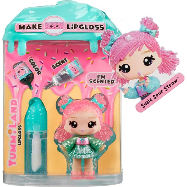 MGA Entertainment Yummiland Lip Gloss Doll Serie 2 - Susie Sour Straw