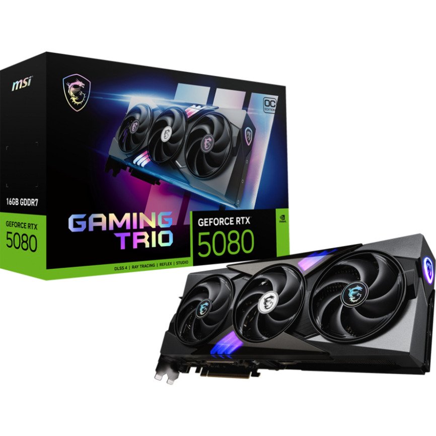 MSI GeForce RTX 5080 GAMING TRIO OC