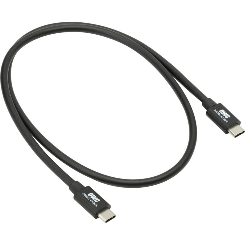 NewerTech Thunderbolt 4 / USB-C Kabel Negro