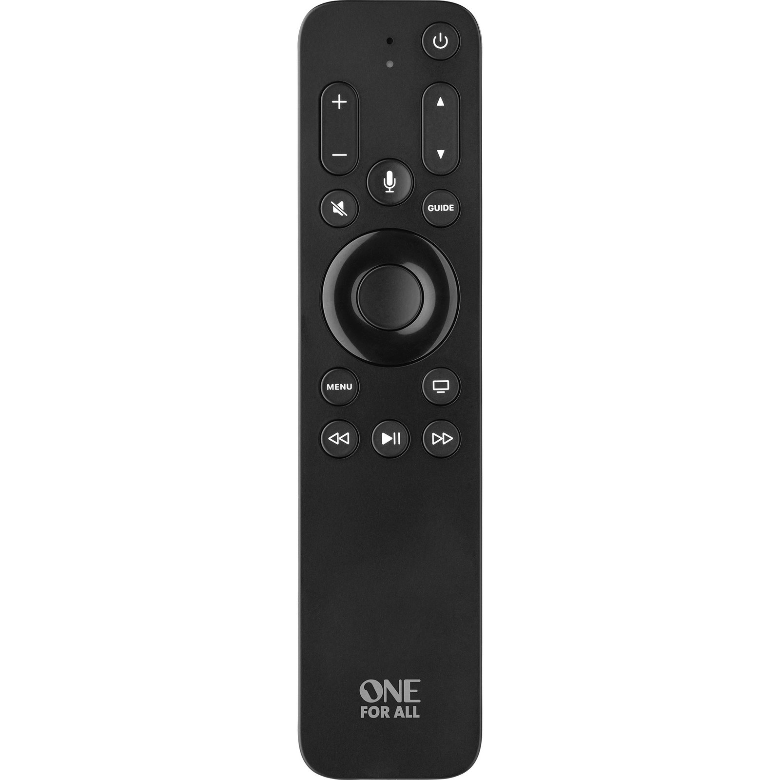 One for all Ersatzfernbedienung Apple Siri Remote 3in1 Negro