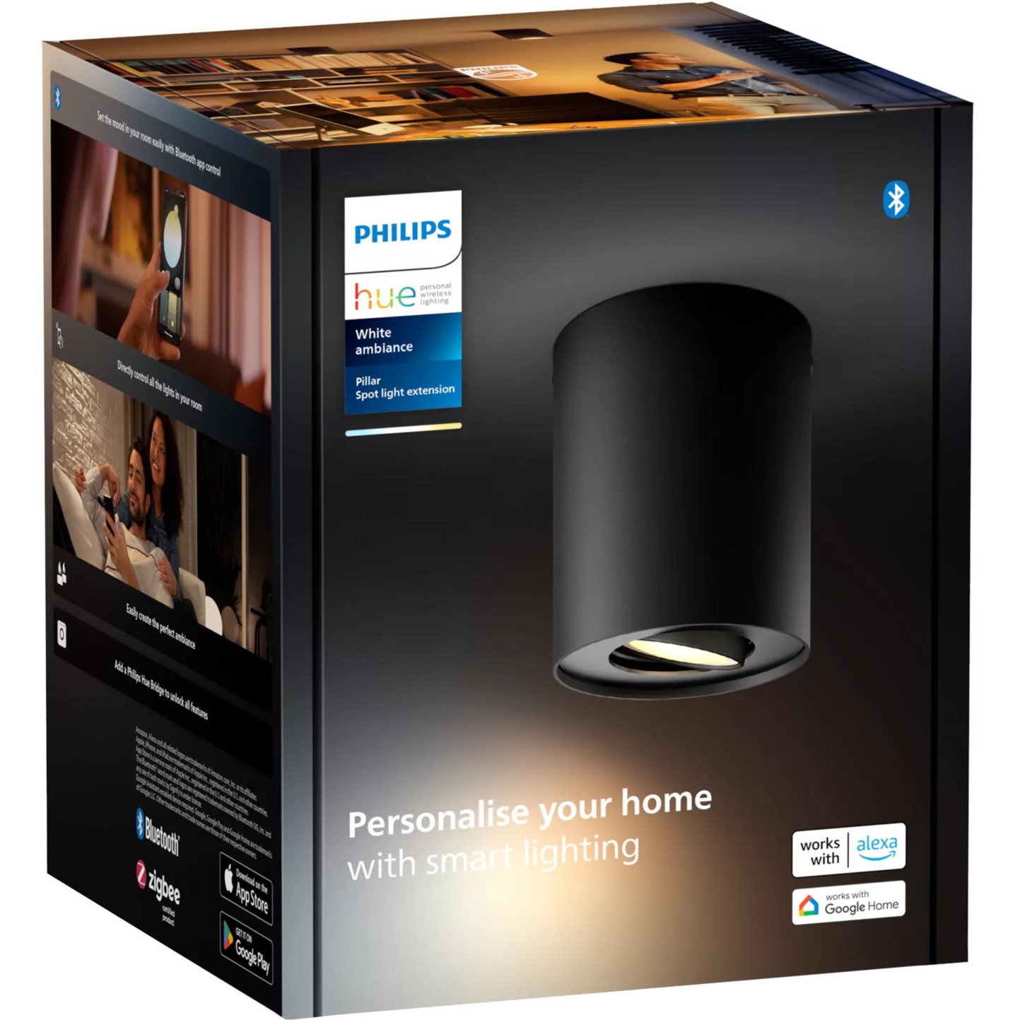 Philips Hue White Ambiance Pillar Einzelspot
