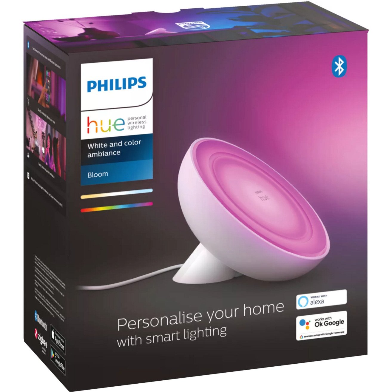 Philips Hue White & Color Ambiance Bloom Tischleuchte