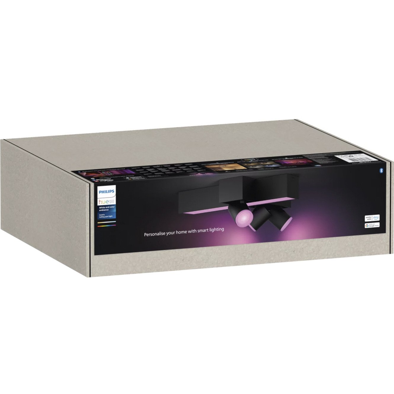 Philips Hue White & Color Ambiance CentrisCross 3er Deckenspot