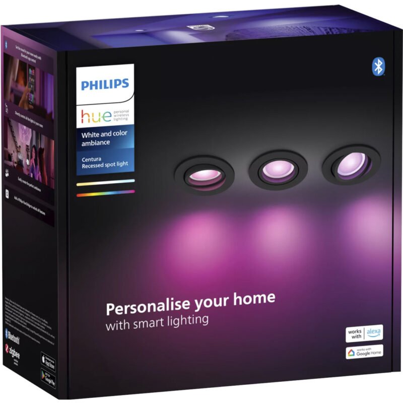 Philips Hue White & Color Ambiance Centura Einbauspot 3er-Pack