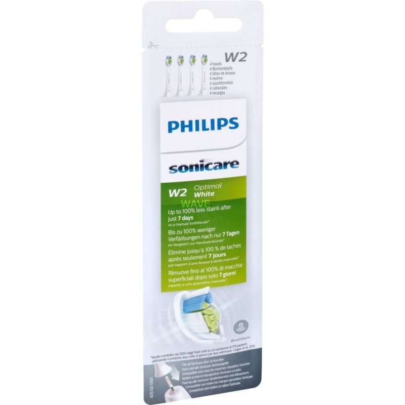 Philips Sonicare HX6064/10 W Optimal White 4er Blanco
