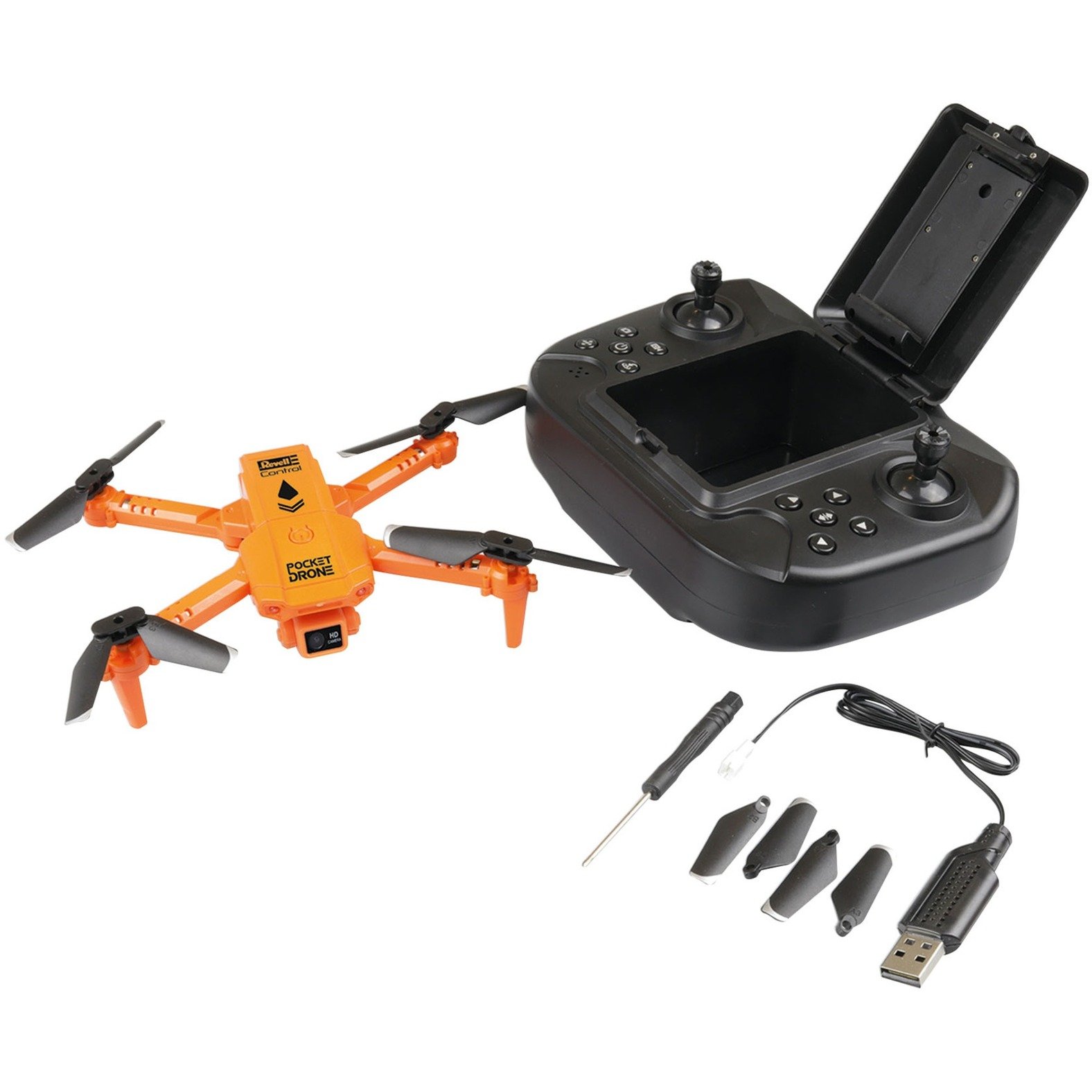 Revell RC Quadrocopter Pocket Drohne Naranja