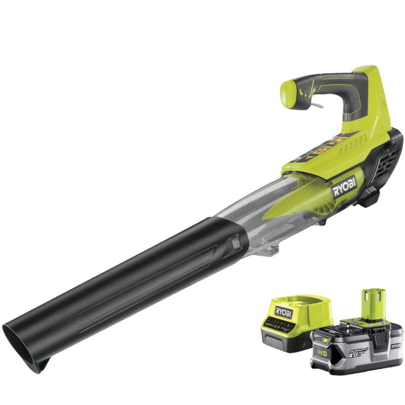 Ryobi ONE+ Akku-Laubgebläse RBL18JB40F Verde