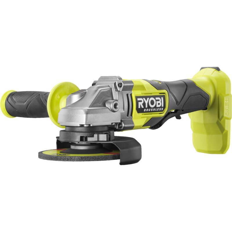 Ryobi ONE+ Brushless Akku-Winkelschleifer RAG18BL-0 Verde