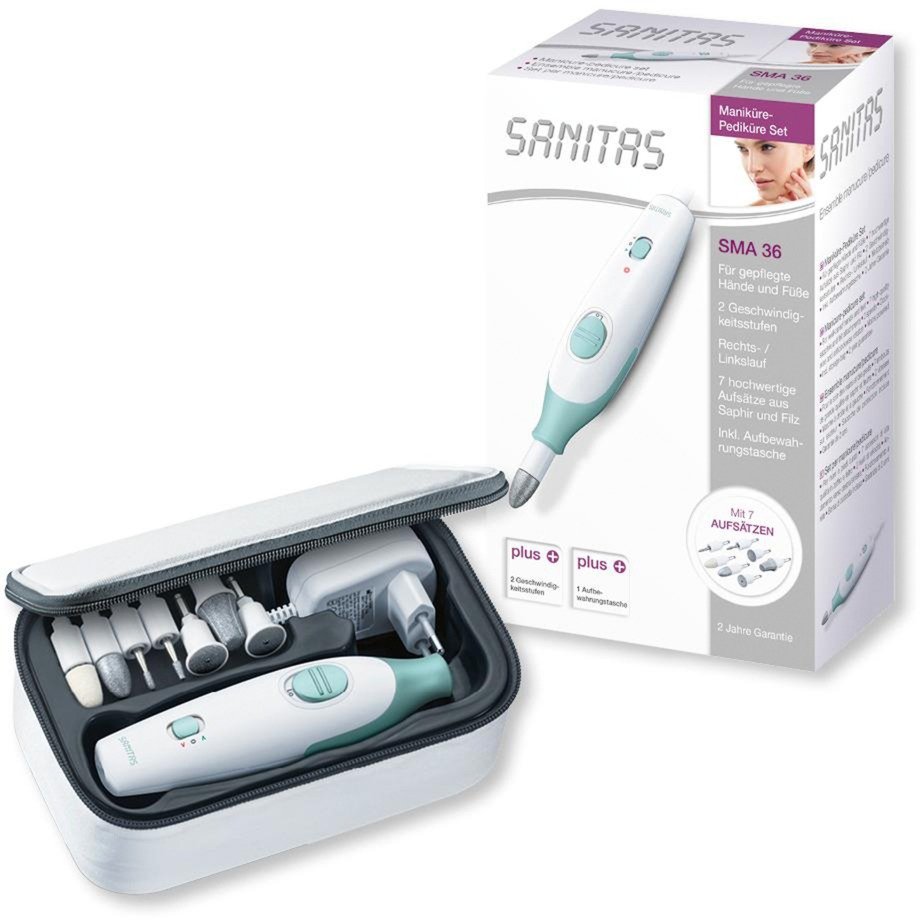 Sanitas SMA 36 Maniküre-/Pediküre-Set Blanco