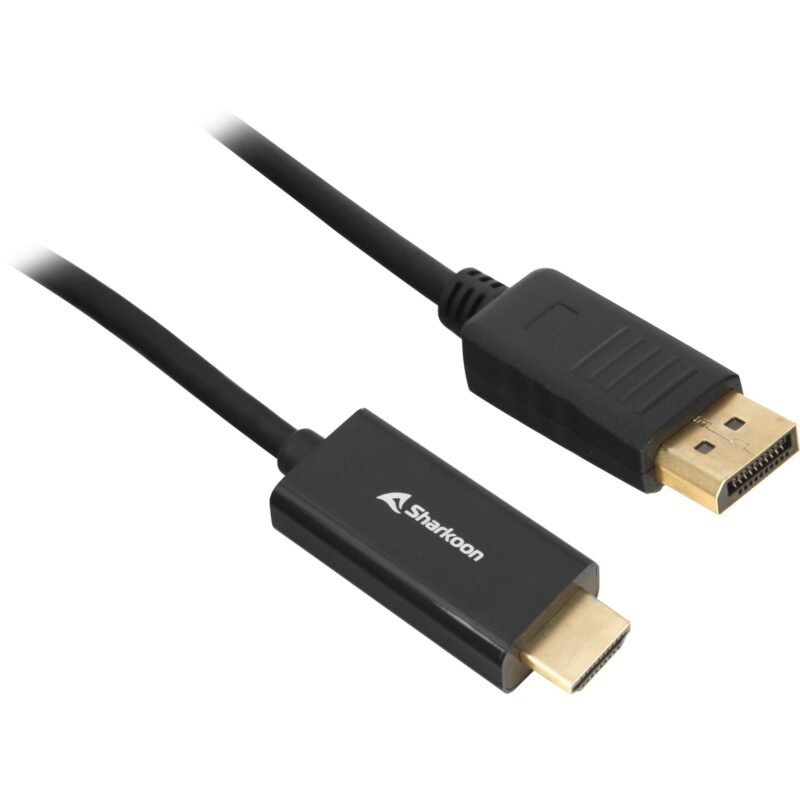 Sharkoon Adapterkabel Displayport 1.2 > HDMI 4K Negro