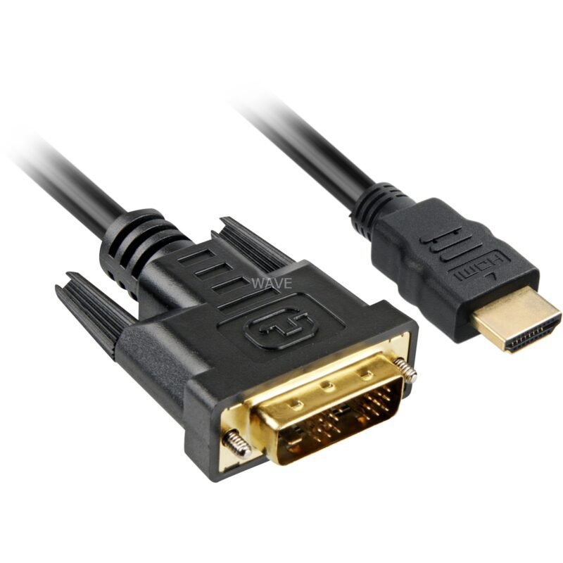 Sharkoon Adapterkabel HDMI > DVI Negro