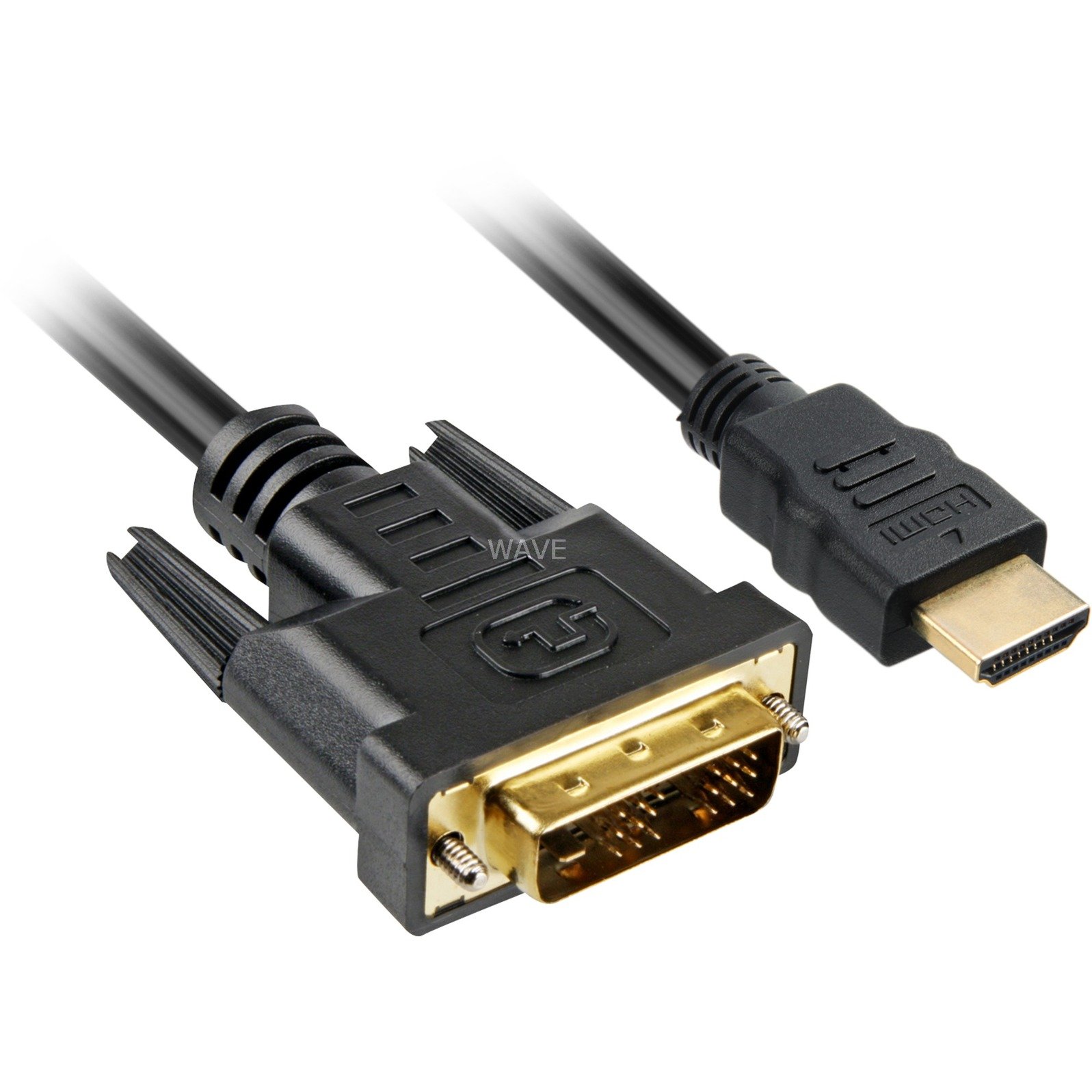 Sharkoon Adapterkabel HDMI > DVI Negro