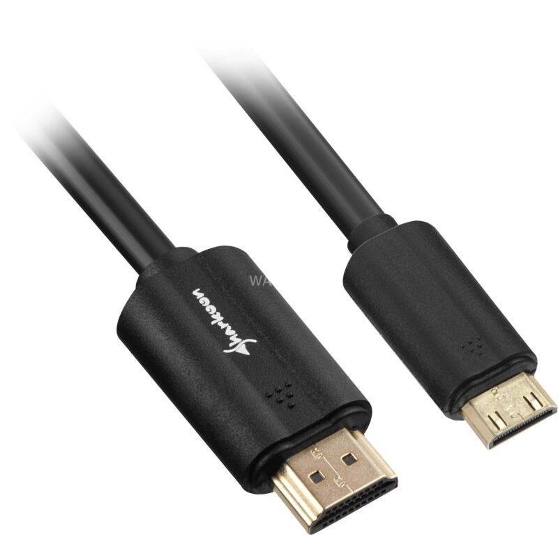 Sharkoon Adapterkabel HDMI macho > mini HDMI macho Negro