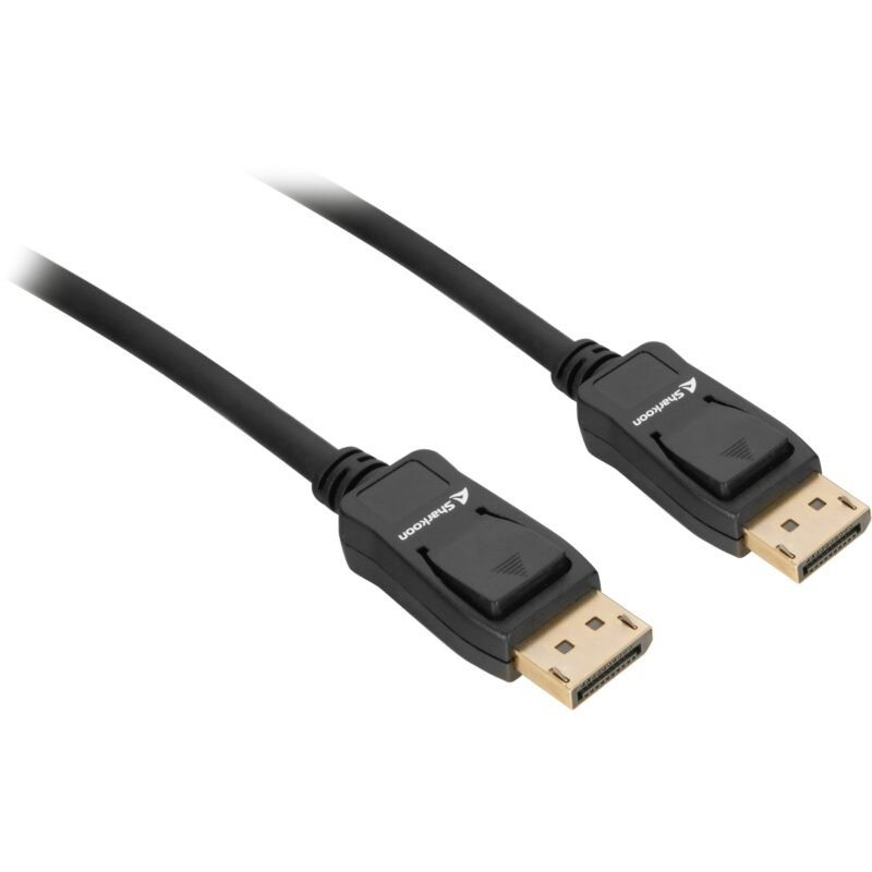 Sharkoon Kabel Displayport 1.4 (macho > macho) 8K Negro