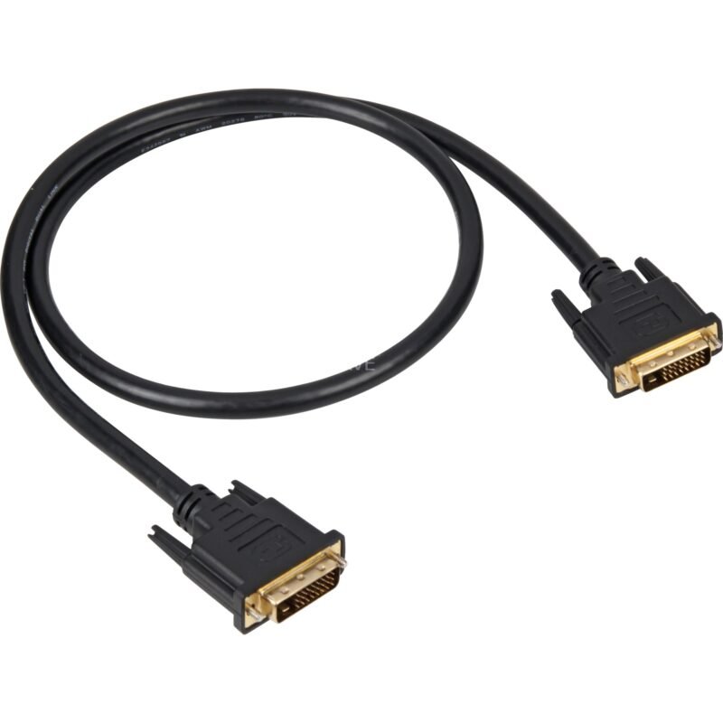 Sharkoon Kabel DVI-D > DVI-D (24+1) Negro