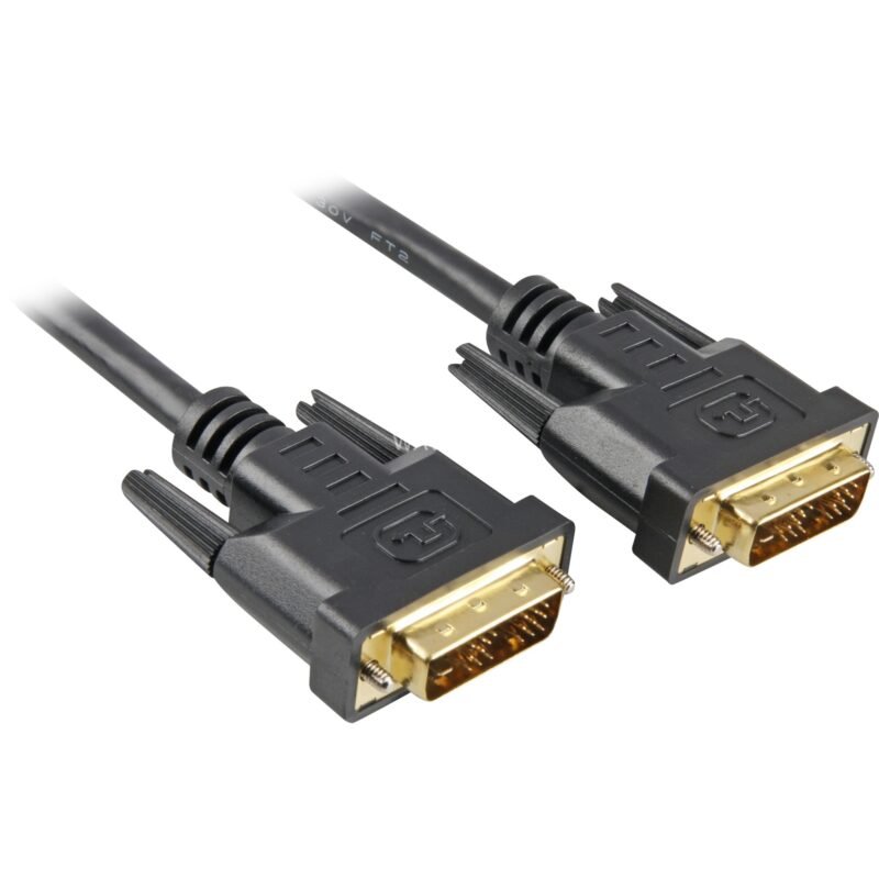 Sharkoon Kabel DVI-D > DVI-D Negro