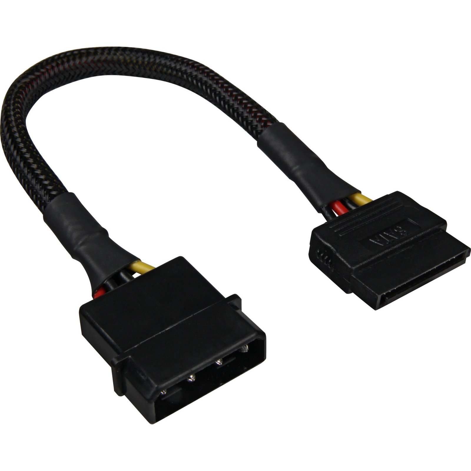 Sharkoon SATA Stromadapter Negro